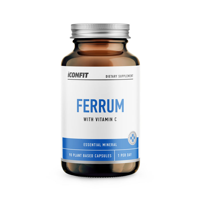 ICONFIT Ferrum 20mg + Vitamin C 100mg (90 Capsules)