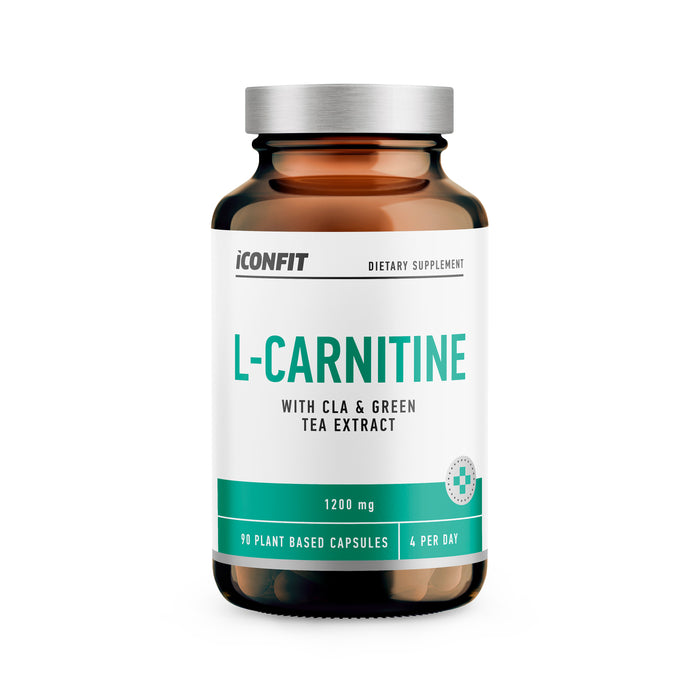 ICONFIT L-Carnitine With CLA & Green Tea (90 Capsules)