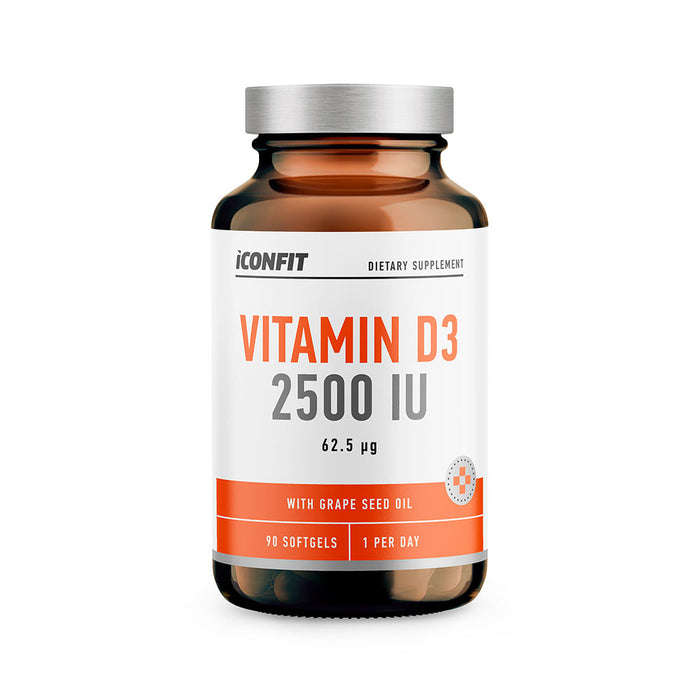 ICONFIT Vitamin D3 2500IU (90 Capsules)