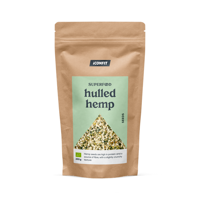 ICONFIT Organic Hulled hemp seeds (200g)