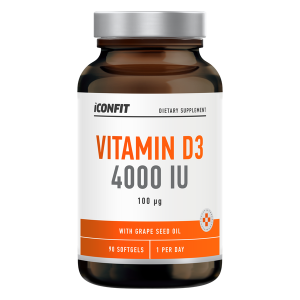 ICONFIT Витамин D3 4000 МЕ (90 капсул)